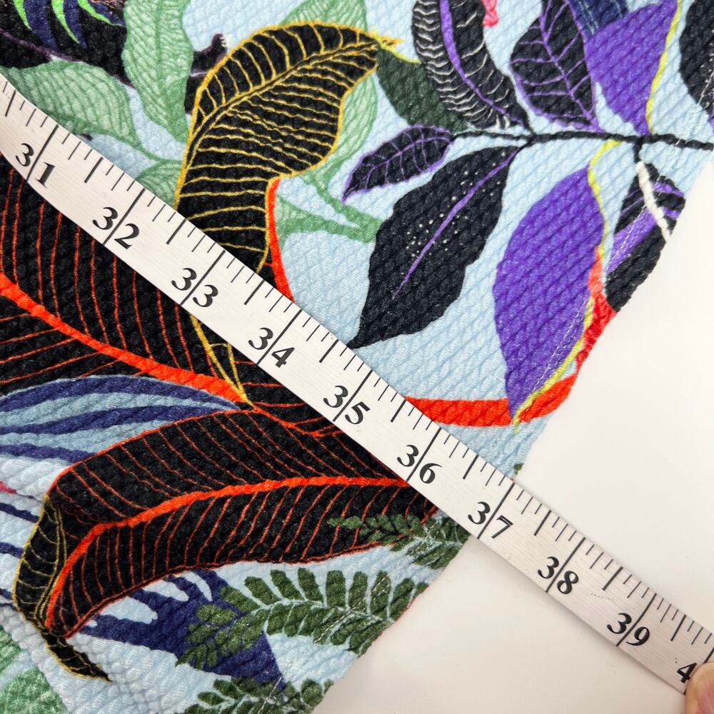 FARM Rio Tropical Halter Mini Dress XL Jungle Print Pockets Monkey Toucan Anthro - Picture 12 of 12